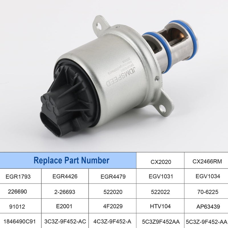 JDMSPEED New Diesel Valve Power Stroke EGR4479 5C3Z9F452AA Replacement For Ford 6.0L 2004-2010 - Image 3
